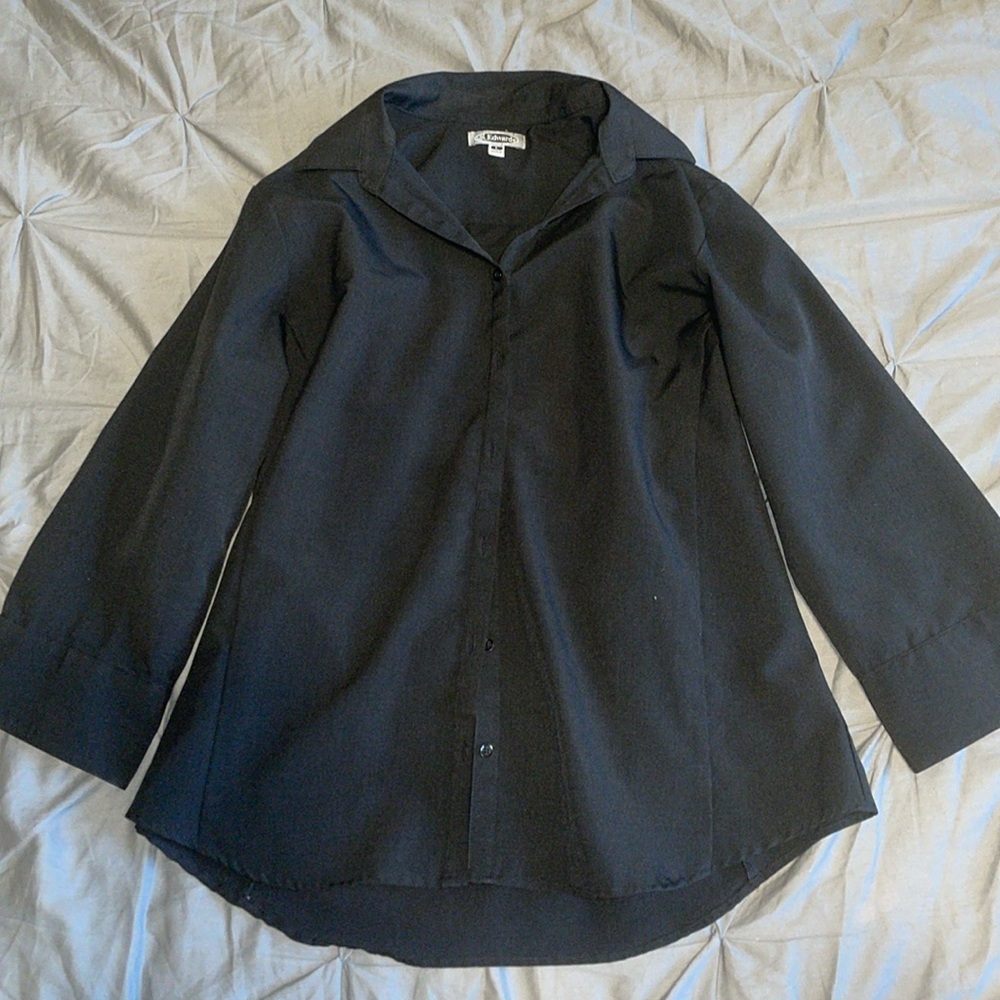 Women’s Black Button Down